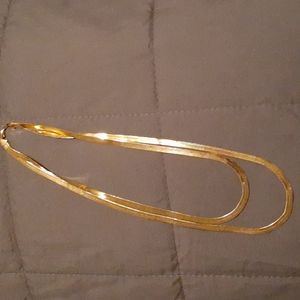 Gold Plated Necklace 2 in 1 (L7 156)